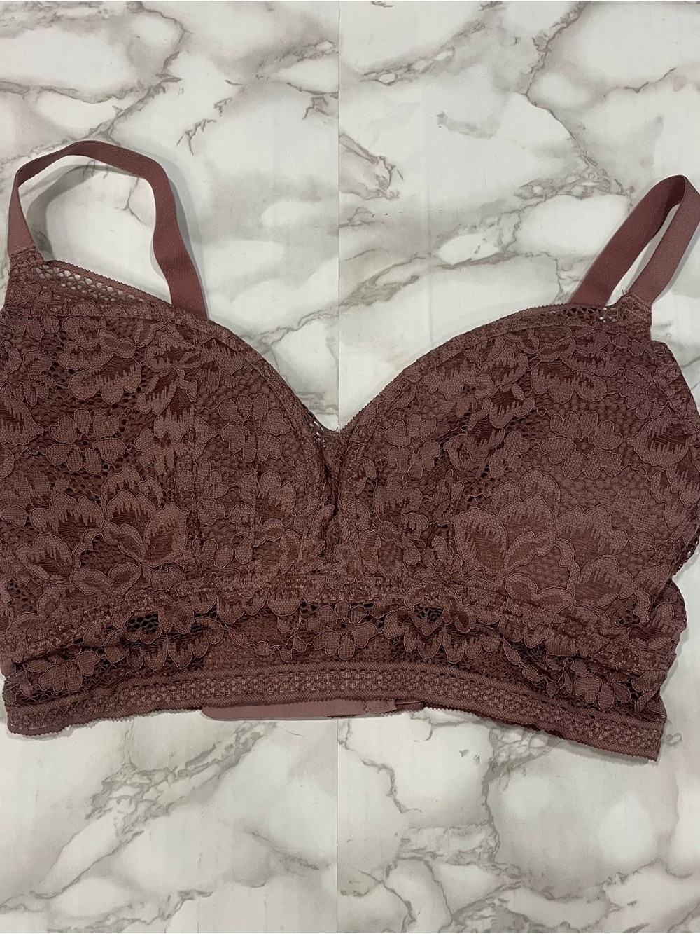 Pink Lace Bra